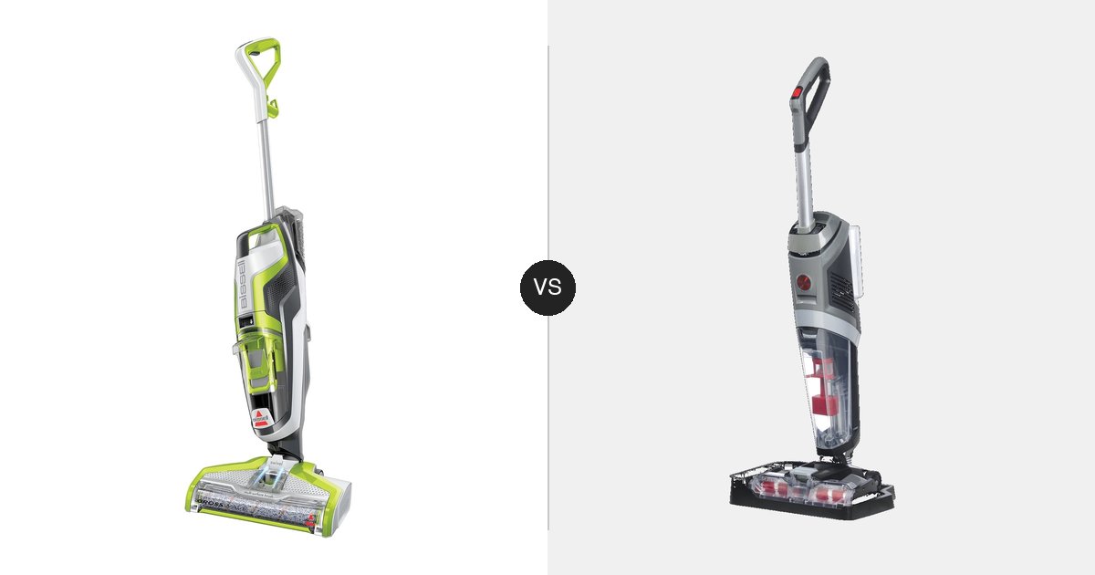 Bissell CrossWave vs Hoover Floormate Deluxe side by side comparison