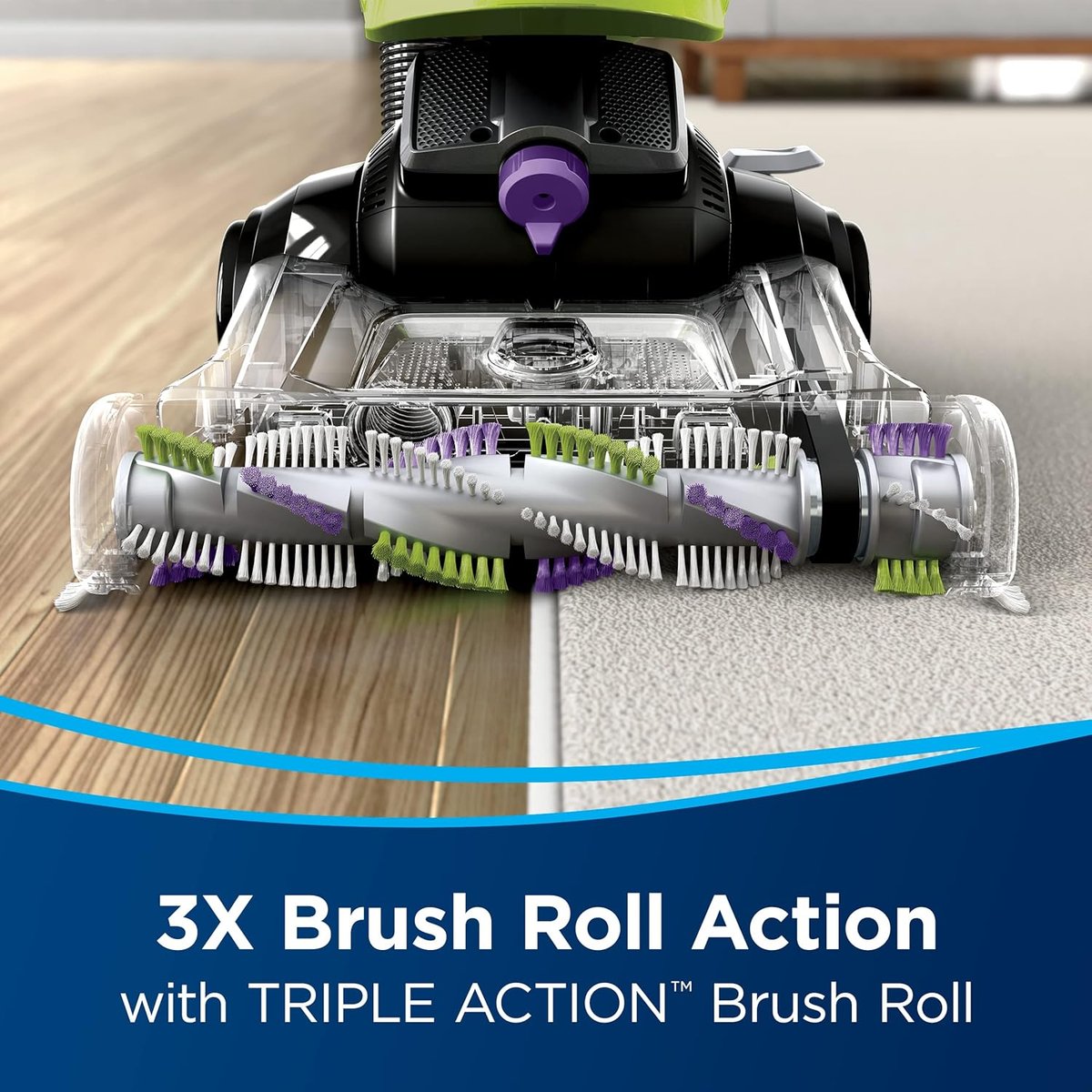 Bissell CleanView Swivel Pet upright vacuum with triple action brush