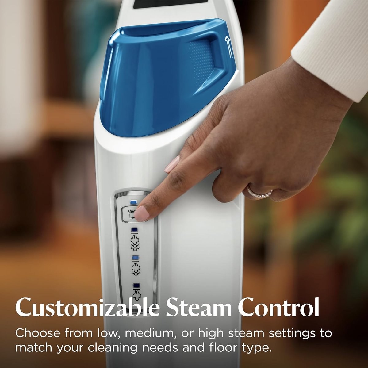 Bissell PowerFresh steam mop cleaning hardwood floor