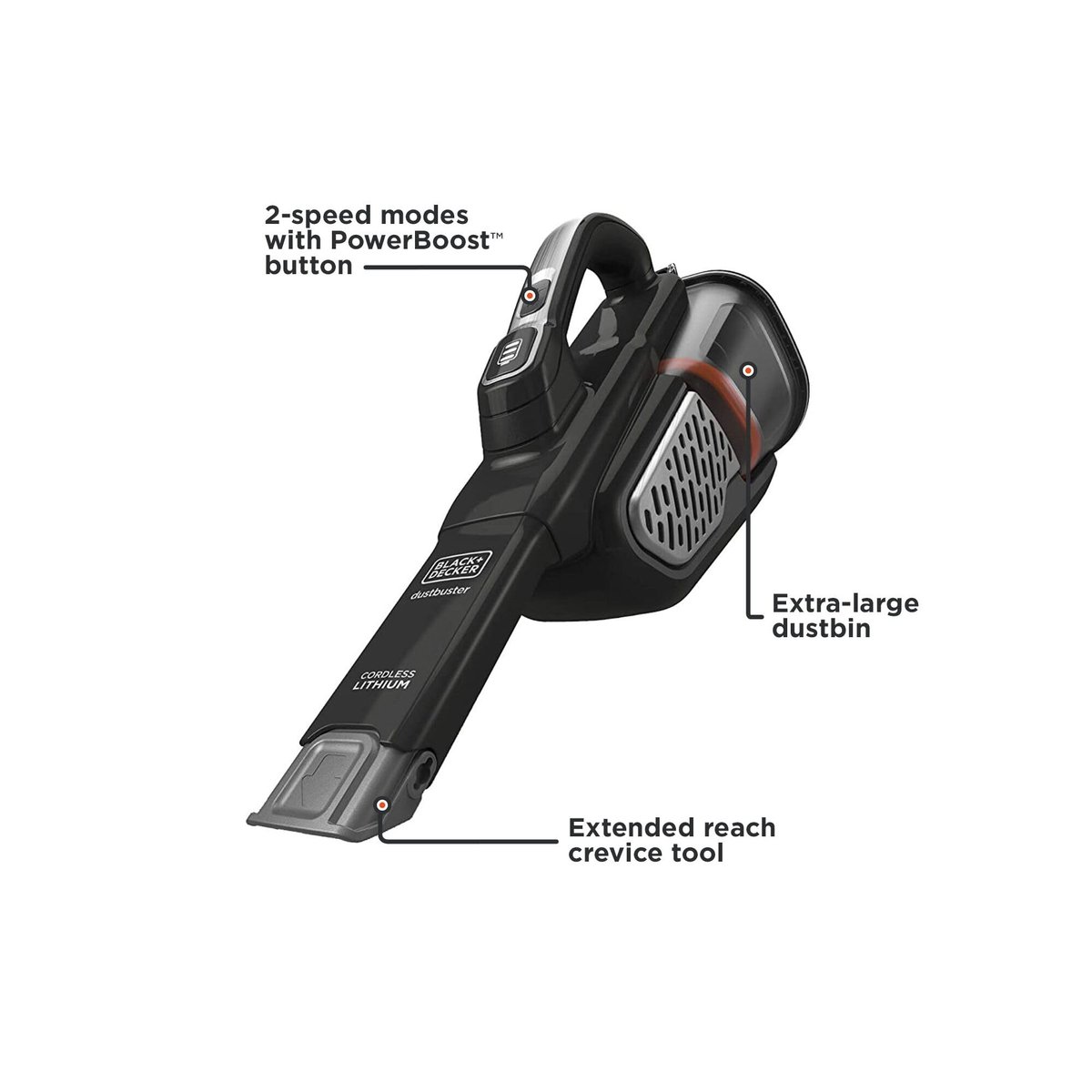 Black and Decker Dustbuster handheld vacuum