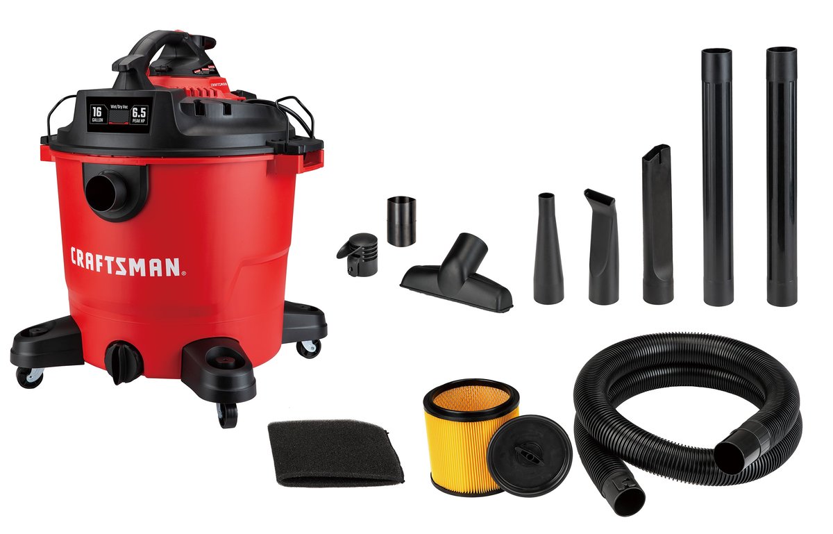 Craftsman 16 gallon wet dry shop vacuum