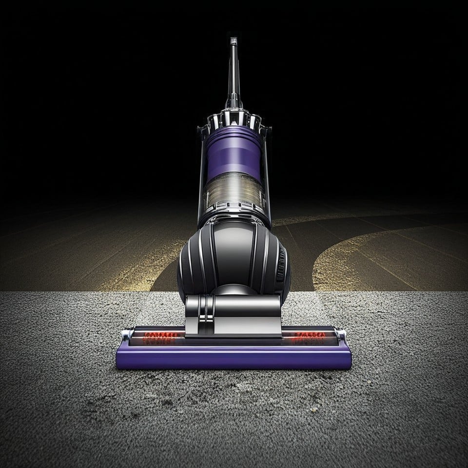 Dyson Ball Animal 2 upright vacuum in iron and purple