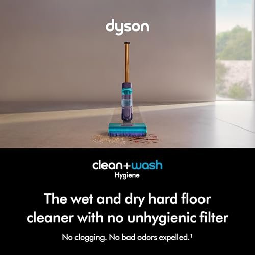 Dyson Clean+Wash Hygiene wet and dry floor cleaner with hot-air drying dock