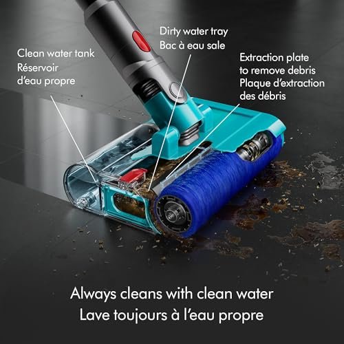 Dyson V15s Detect Submarine cordless wet dry vacuum with Submarine mopping head