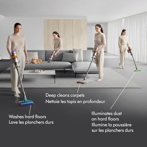 Dyson V15s Detect Submarine cordless wet dry vacuum with Submarine mopping head