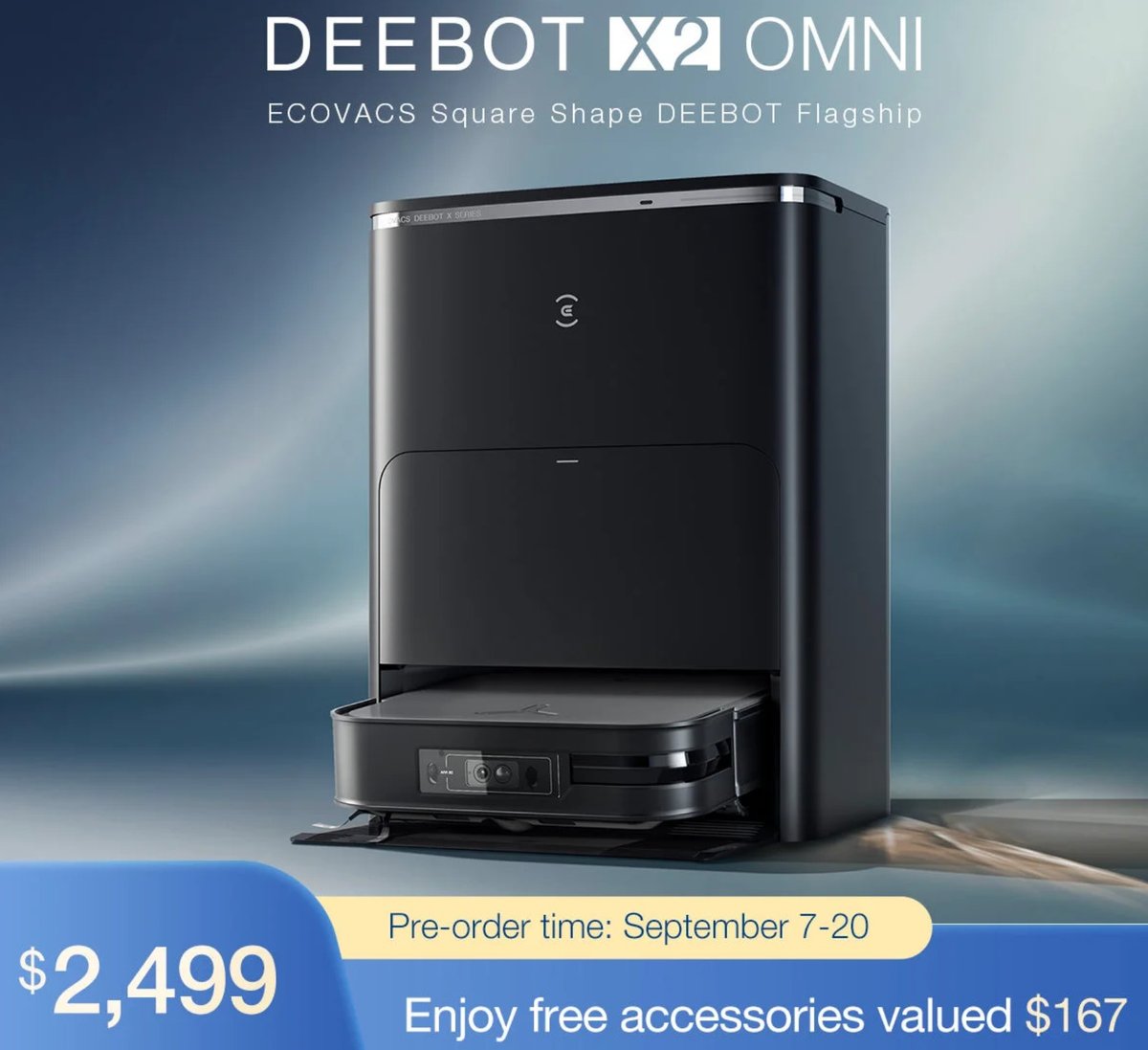 Ecovacs Deebot X2 Omni robot vacuum