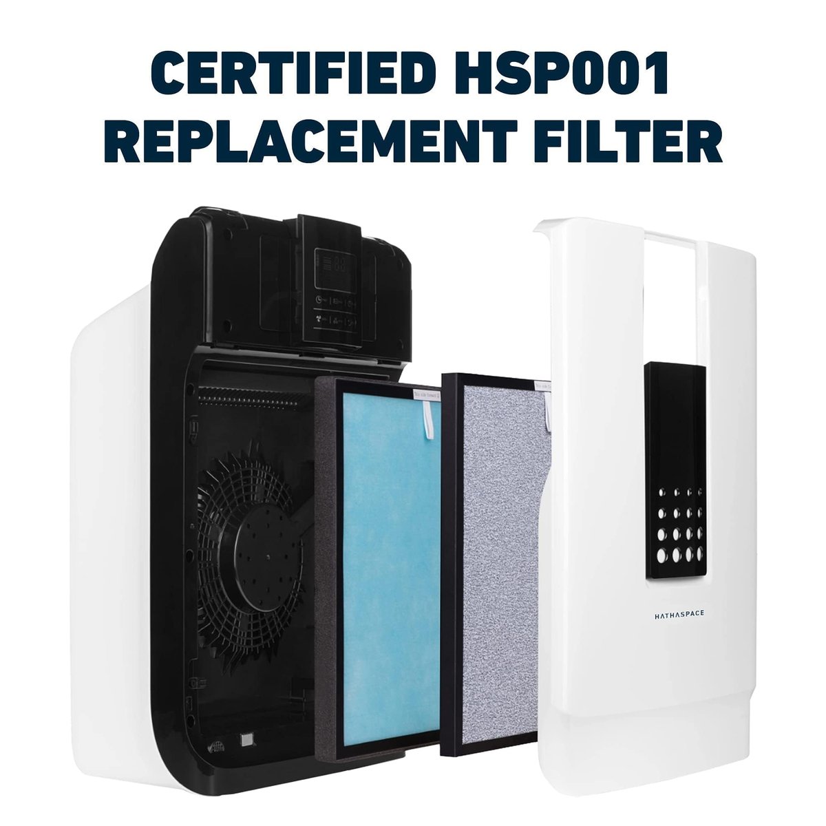 Hathaspace HEPA air purifier for mold spore removal