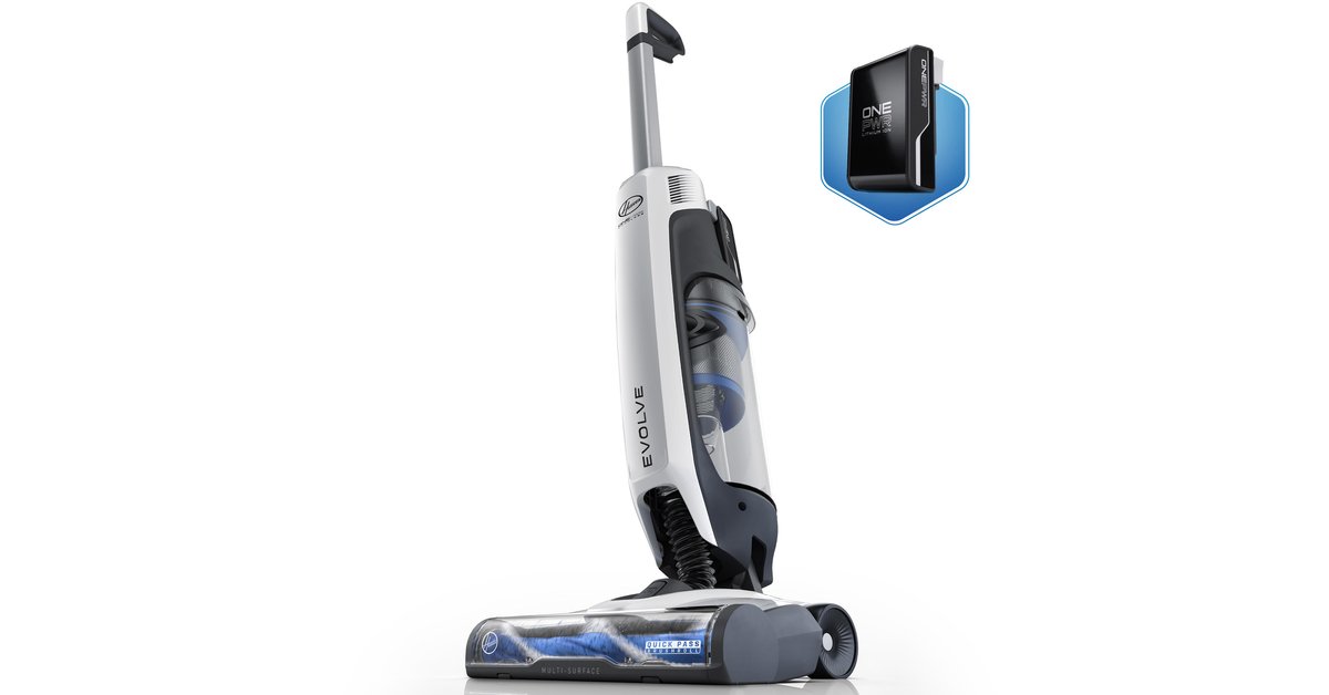 Hoover ONEPWR Evolve Pet front view with brush roll