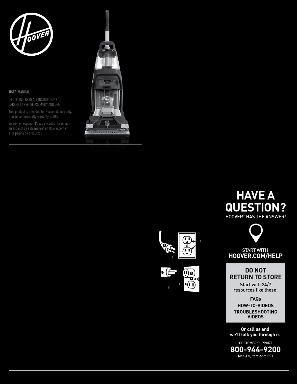 Hoover PowerScrub XL Pet Carpet Cleaner