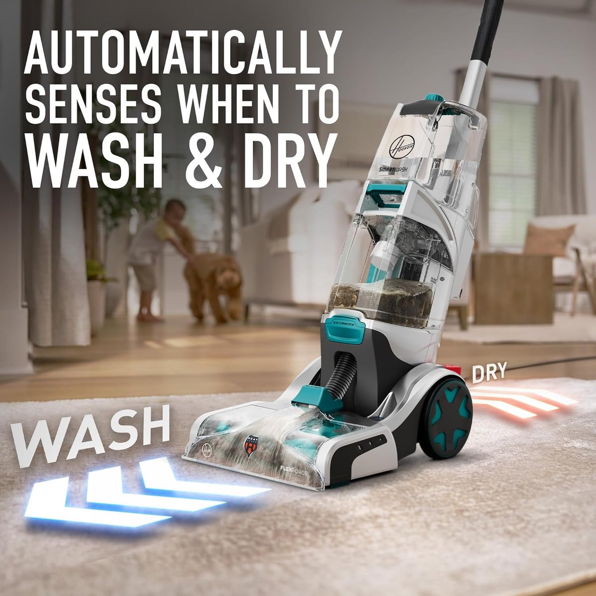 Hoover SmartWash+ Automatic Carpet Cleaner