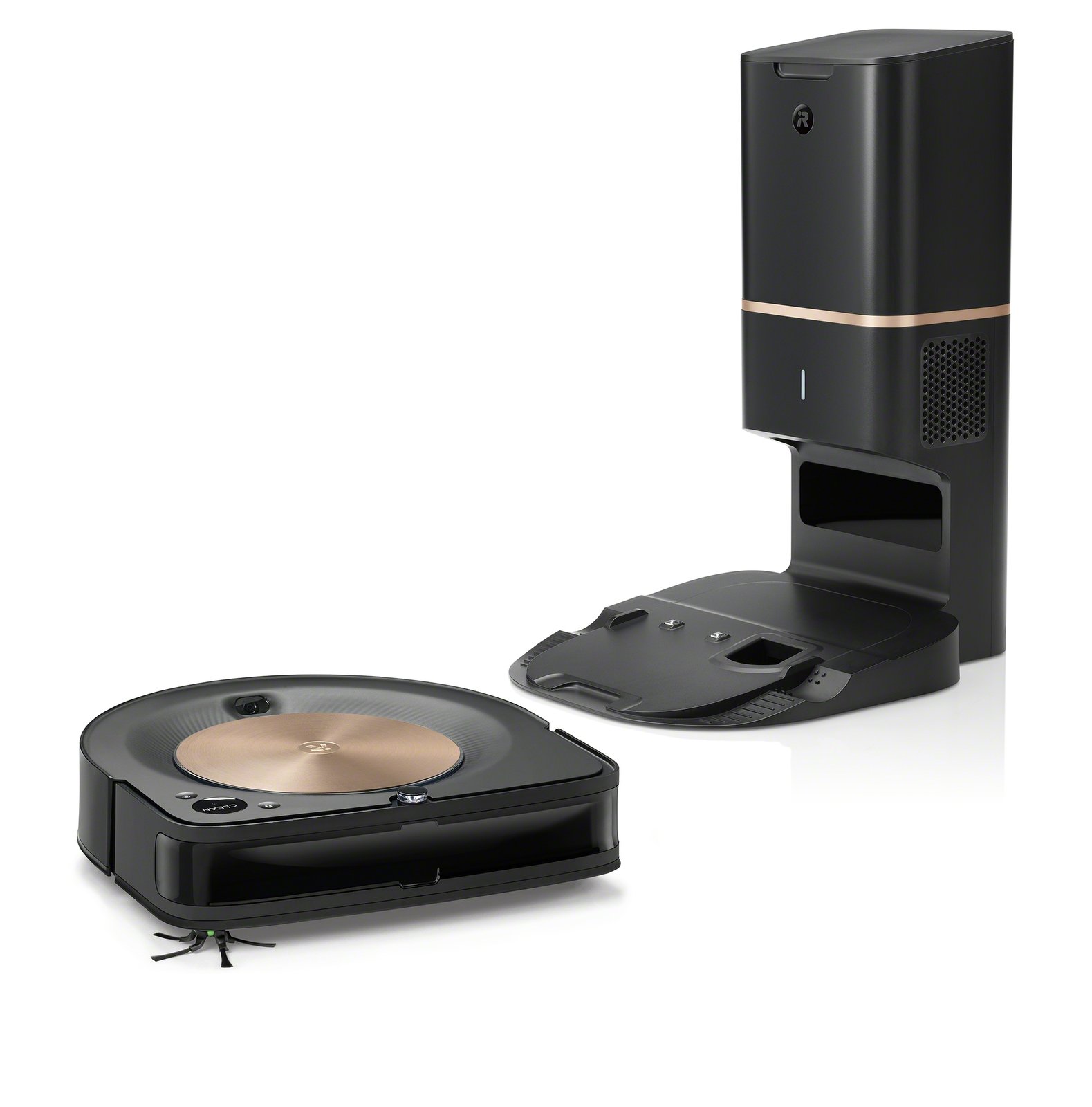 iRobot Roomba S9+ with Clean Base hero view