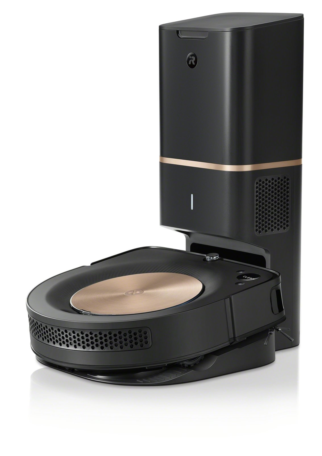 iRobot Roomba S9+ with Clean Base left standing