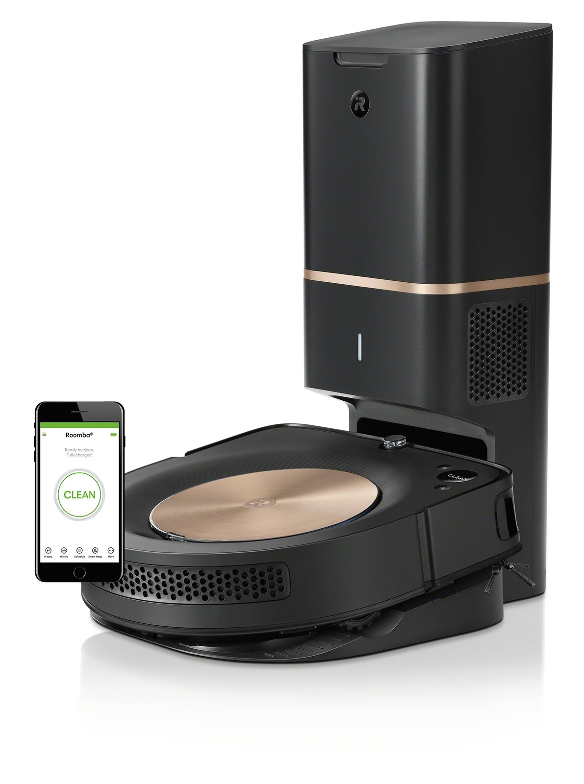 iRobot Roomba S9+ with Clean Base and phone app
