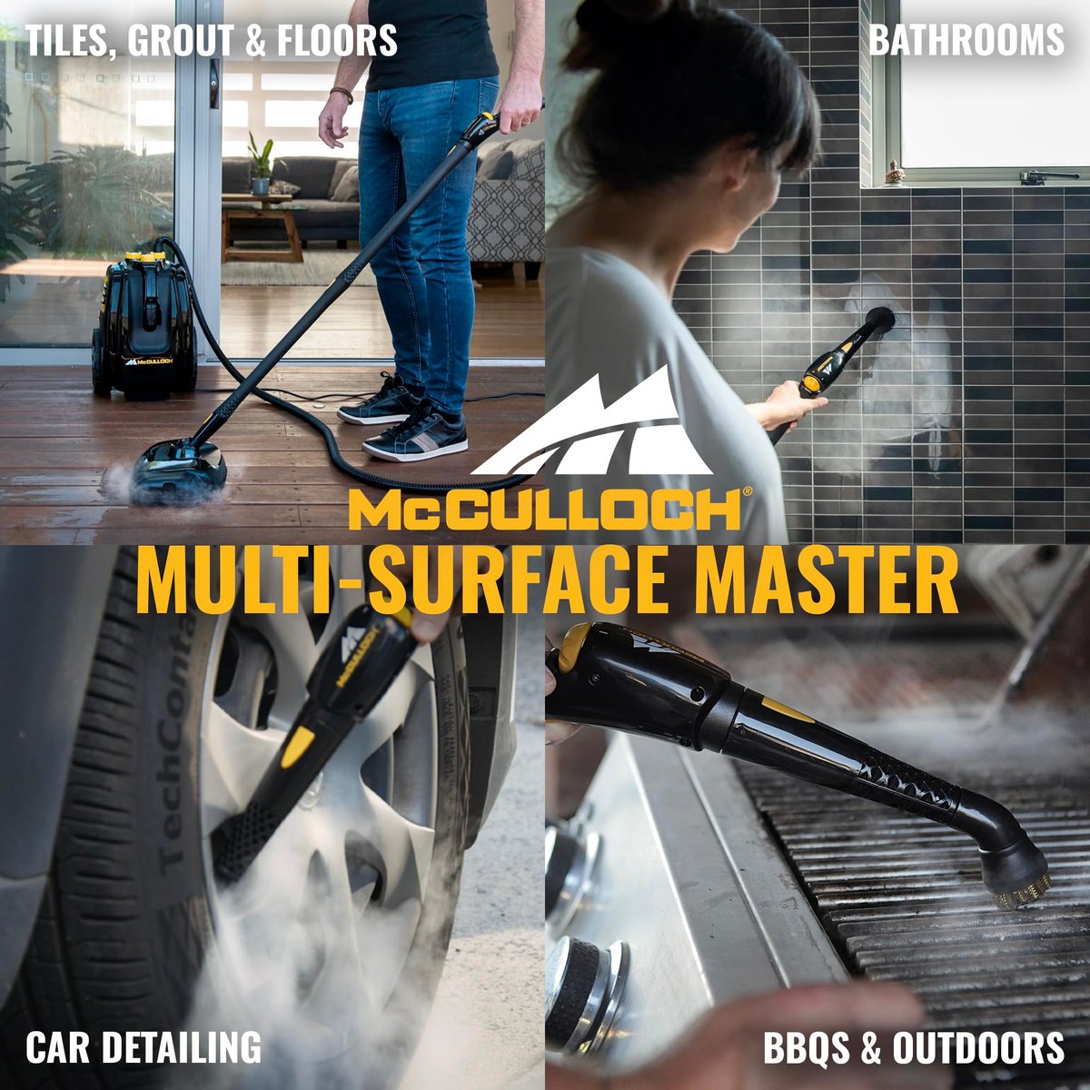 McCulloch MC1375 canister steam cleaner