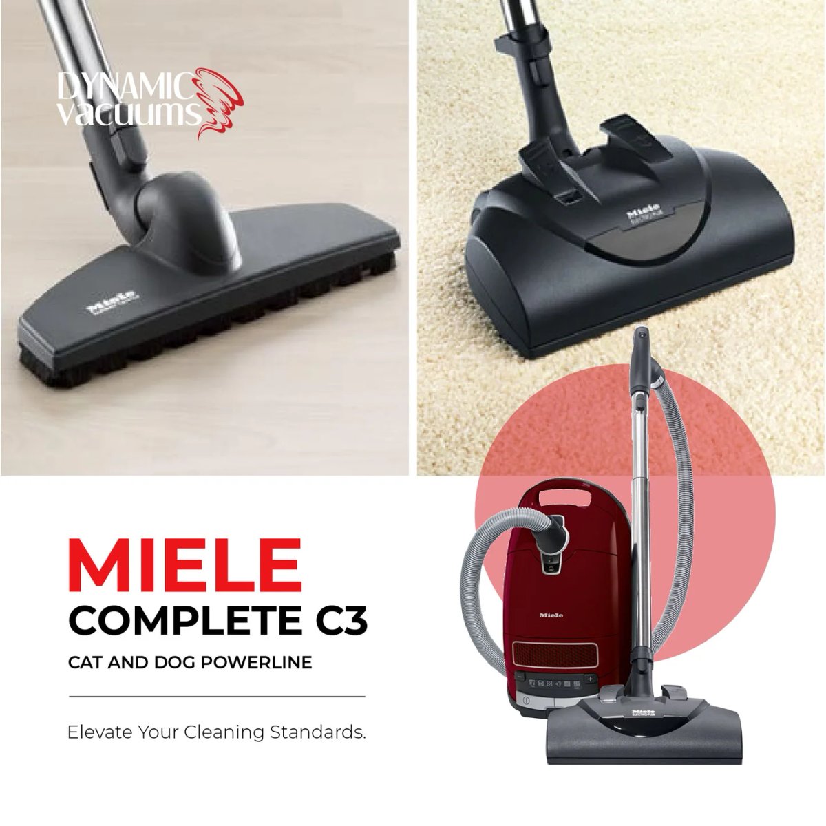Miele Complete C3 Cat & Dog canister vacuum cleaner