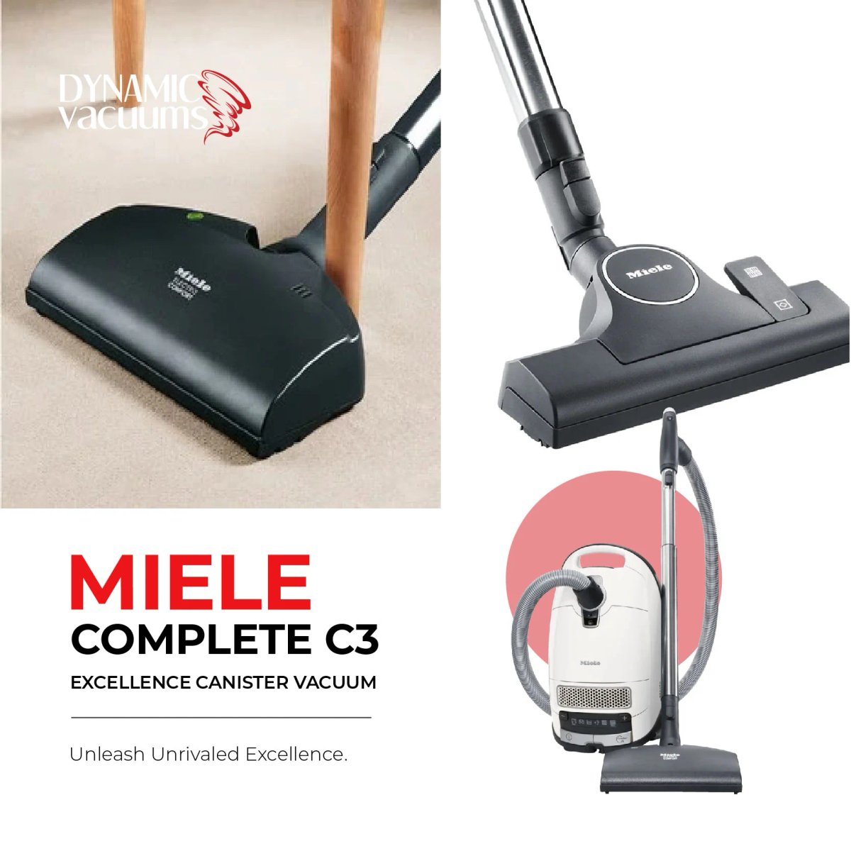 Miele Complete C3 Cat & Dog canister vacuum