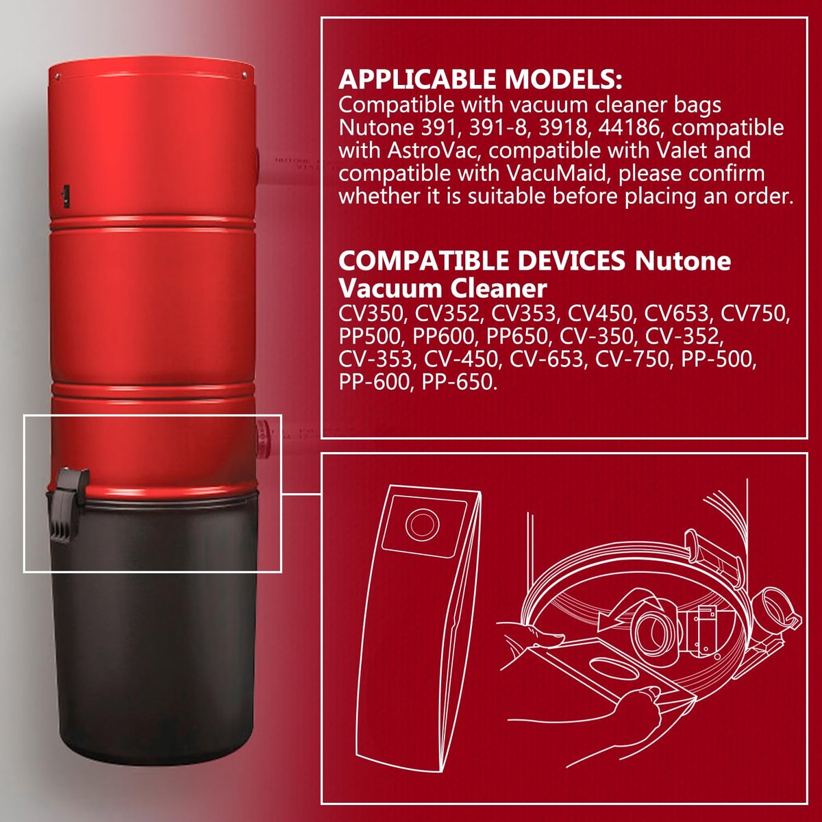 Nutone PurePower central vacuum unit
