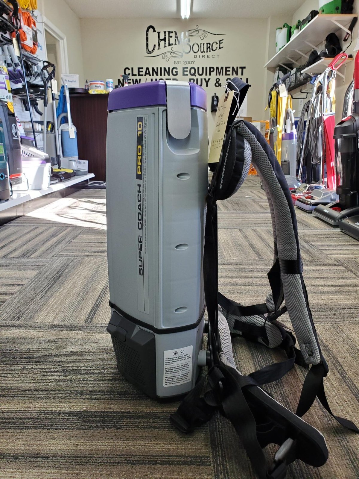 ProTeam Super CoachVac HEPA Backpack Vacuum