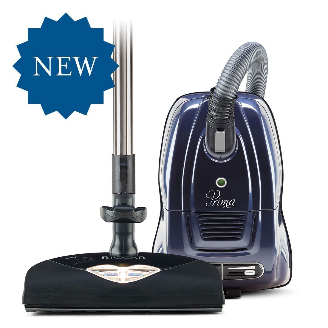 Riccar Prima Power Team canister vacuum with power nozzle