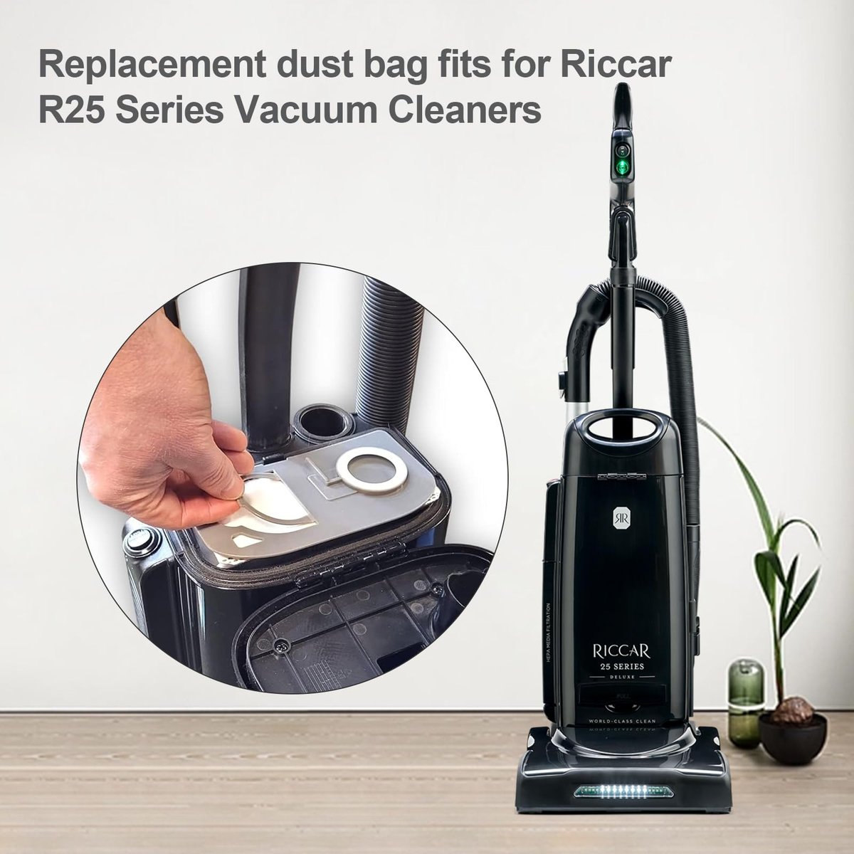 Riccar R25D Deluxe upright vacuum