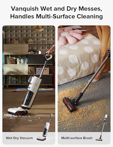 Roborock Dyad Pro Combo 5-in-1 wet dry vacuum with handheld conversion