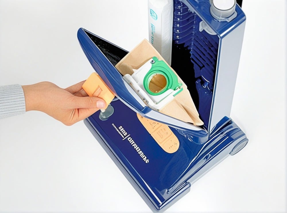 Sebo Auto X5 inside bag housing