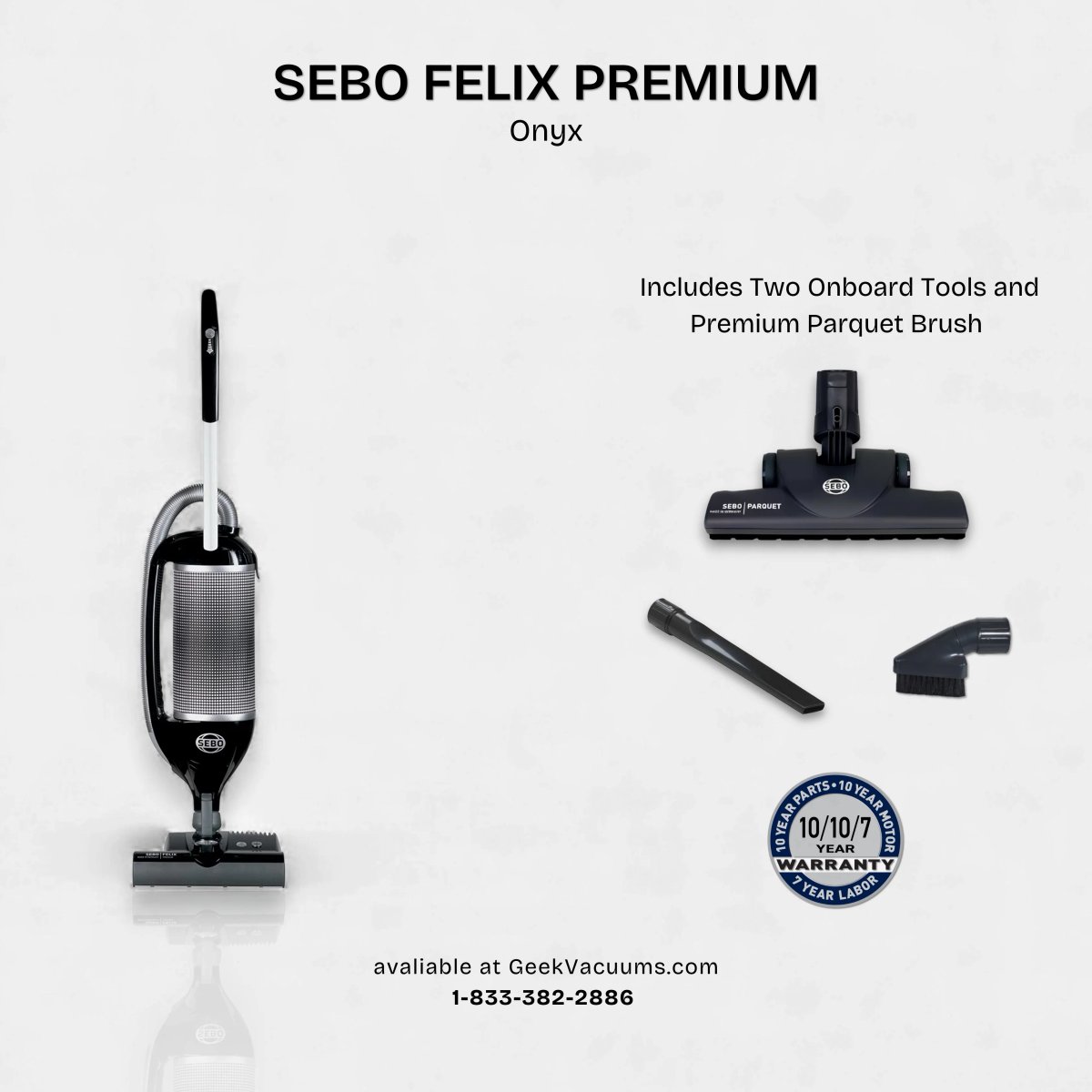 SEBO Felix 4 premium upright vacuum