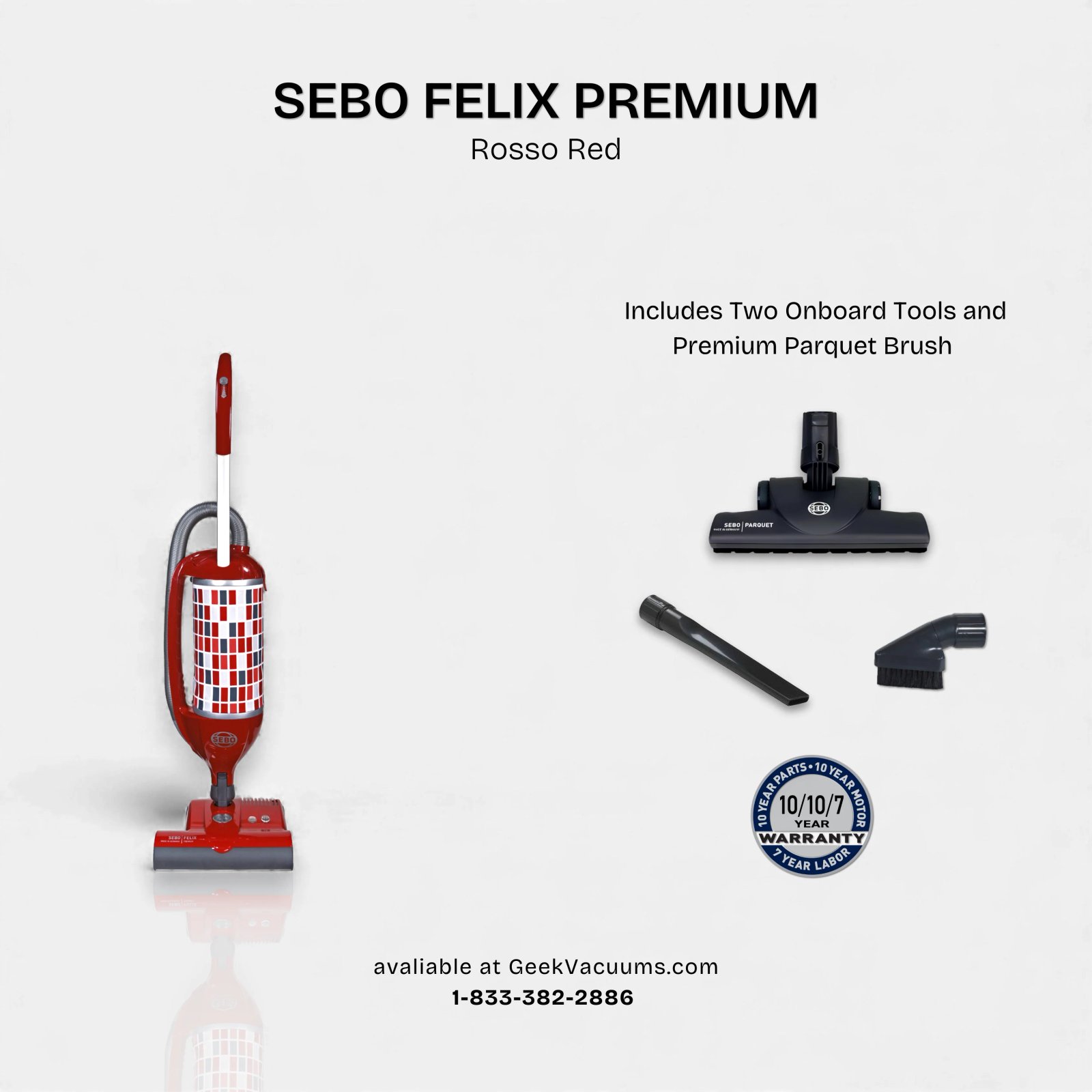 SEBO Felix 4 premium upright vacuum