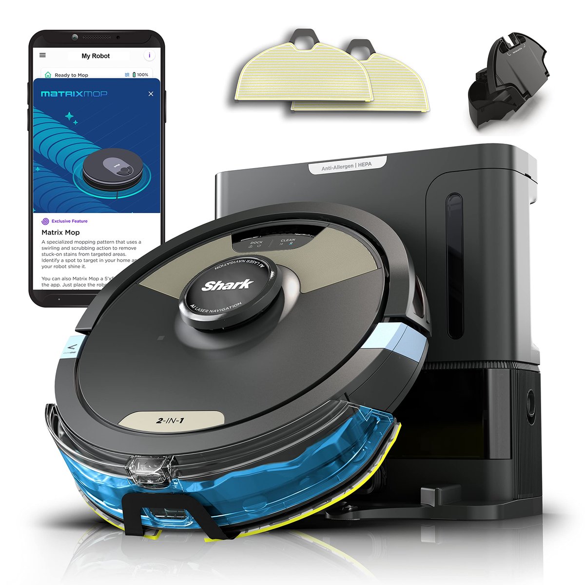 Shark AI Ultra 2-in-1 robot vacuum and mop