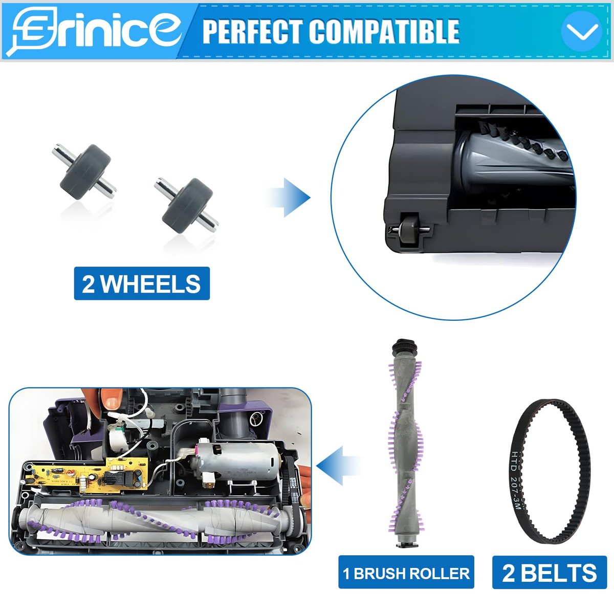 Shark vacuum belt replacement kit