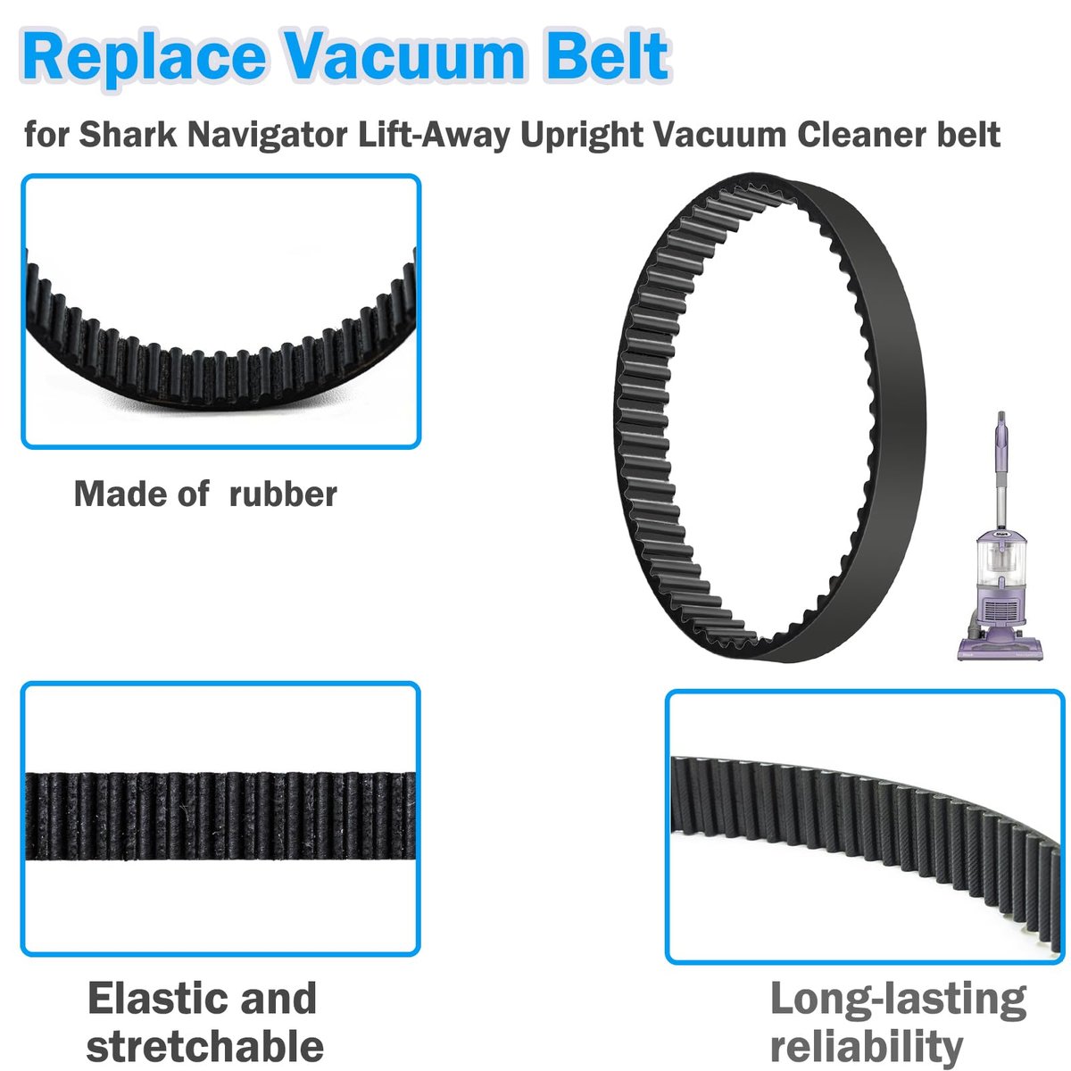 Shark vacuum belt replacement kit
