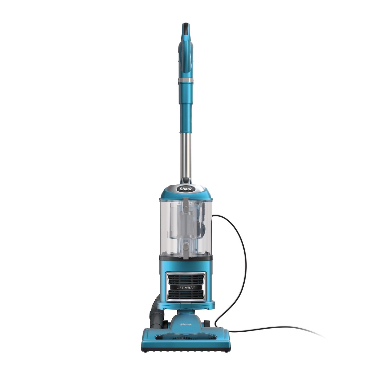Shark Navigator Lift-Away upright vacuum in purple and silver