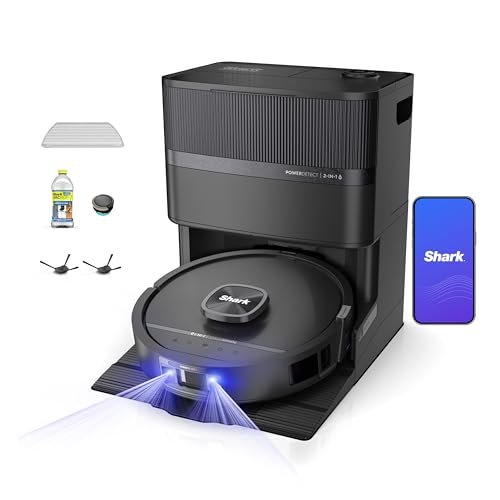 Shark PowerDetect UV Reveal 2-in-1 robot vacuum and mop with NeverTouch Pro base