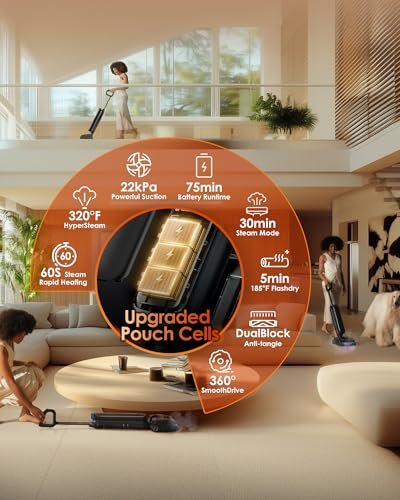 Tineco Floor ONE S9 Artist Steam wet dry vacuum with steam cleaning