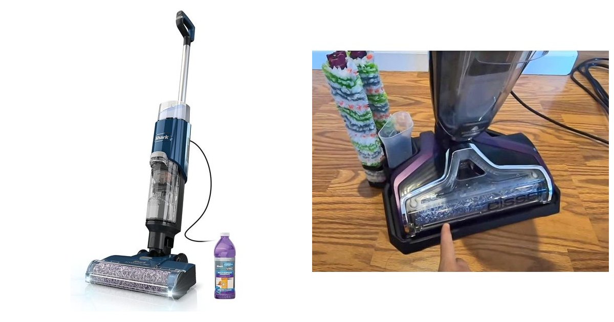 Shark HydroVac XL vs Bissell CrossWave HF3 comparison